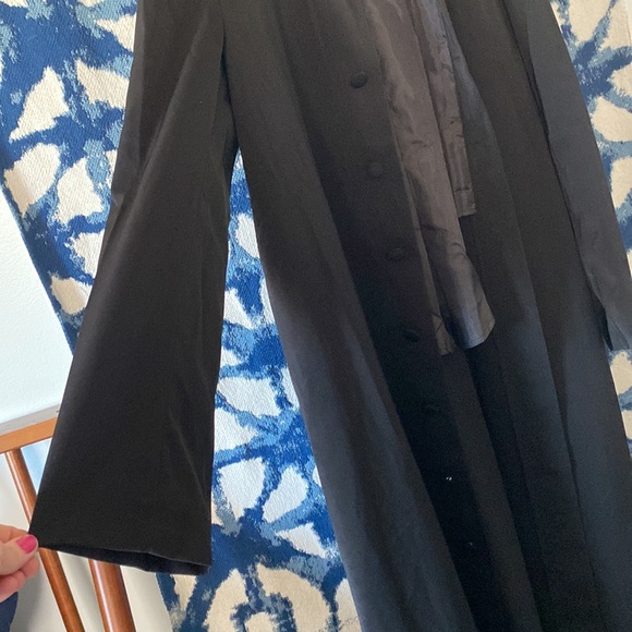 🧥IVY Robes 54 long black robe/jacket NWOT - Picture 4 of 16
